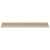 vidaXL &Eacute;tag&egrave;res murales 4 pcs ch&ecirc;ne sonoma 60x9x3 cm