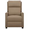 vidaXL Fauteuil de massage Cappuccino Similicuir