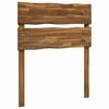 vidaXL T&ecirc;te de lit en bois brut ROSTOCK Naturel 100 cm