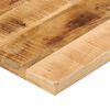 vidaXL Dessus de table 40x40x3,8 cm carr&eacute; bois massif de manguier brut