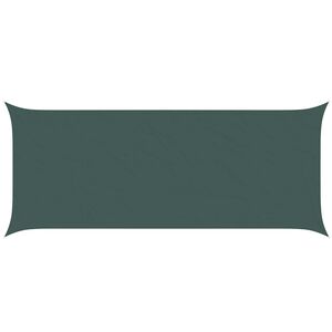 vidaXL Voile d'ombre Vert fonc&eacute; 6 x 2,5 m 100 % polyester Oxford