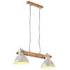 vidaXL Lampe suspendue industrielle 25 W Argent&eacute; 109 cm E27