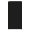 vidaXL Armoire &agrave; chaussures Noir 31,5x35x70 cm Agglom&eacute;r&eacute;