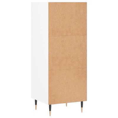 vidaXL Buffet blanc 34,5x32,5x90 cm bois d'ingénierie