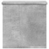 vidaXL Boîte de rangement gris béton 30x35x35 cm bois d'ingénierie