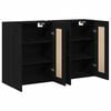 vidaXL Meuble mural 2 pc Ch&ecirc;ne artisanal 69,5 x 34 x 90 cm