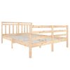 vidaXL Cadre de lit sans matelas bois massif