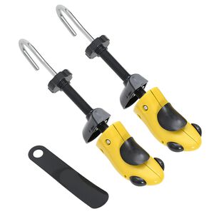 vidaXL Tendeurs de chaussures et chausse-pied jaune EU 34-37 plastique