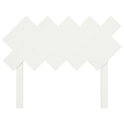 vidaXL Tête de lit Blanc 104x3x80,5 cm Bois massif de pin