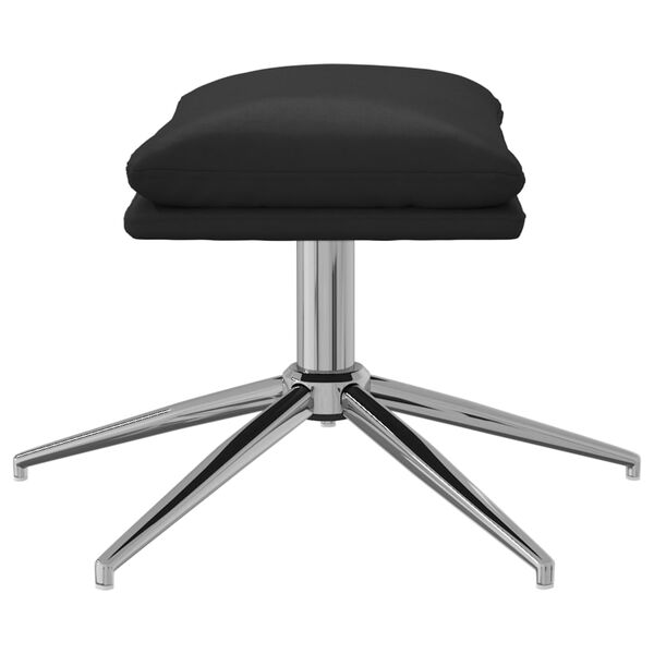 vidaXL Repose-pied Noir 45x29,5x35 cm Similicuir