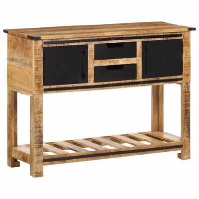 vidaXL Table console 100x35x75 cm bois de manguier massif