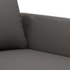 vidaXL Fauteuil Gris 60 cm Similicuir