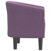 vidaXL Chaise cabriolet violet tissu