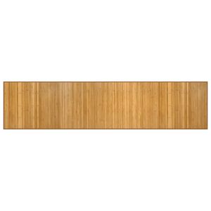 vidaXL Tapis rectangulaire naturel 70x300 cm bambou