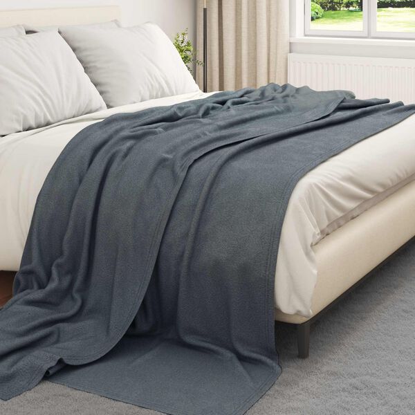 vidaXL Jet&eacute; Gris fonc&eacute; 240 x 220 cm Toison