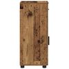 vidaXL Cabinet de salle de bain avec porte Bois Ancien 30 x 35 x 80 cm