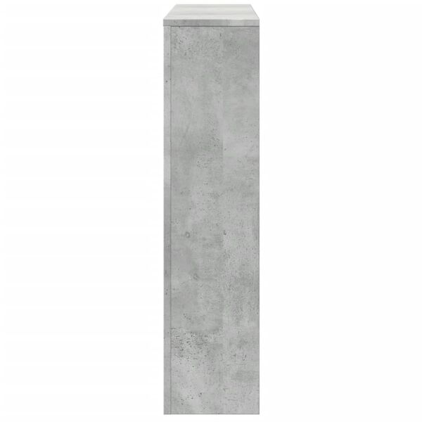 vidaXL Cache-radiateur gris b&eacute;ton 175x20x82 cm bois d'ing&eacute;nierie