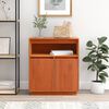 vidaXL Buffet Brun cire 70 x 34 x 80 cm Pin massif