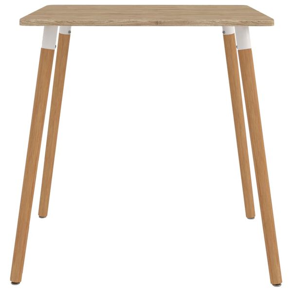 vidaXL Ensemble de salle &agrave; manger 3 pcs Marron