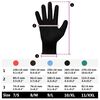 vidaXL Gants de Travail 24 pcs Noir 8 / m Polyester