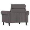 vidaXL Fauteuil Gris 60 cm Similicuir