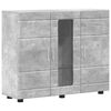 vidaXL Cabinet en Bois avec stockage Gris b&eacute;ton 88,5 x 30,5 x 73 cm