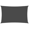 vidaXL Voile de parasol tissu oxford rectangulaire 2x5 m anthracite