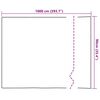 vidaXL Films pour fen&ecirc;tre 2 pcs d&eacute;poli motif de bambou PVC