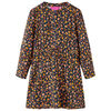 Robe pour enfants &agrave; manches longues bleu marine 92