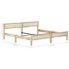 vidaXL Cadre de lit sans matelas bois de manguier massif 200 cm