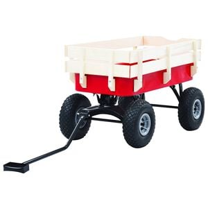 vidaXL Chariot &agrave; main 150 kg Rouge