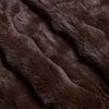 vidaXL Couverture en Fourrure de Lapin Synth&eacute;tique Camel 220 x 240 cm