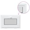 vidaXL Fenêtre de sous-sol RISOR 60x40 cm inclinable 3 vitrages blanc