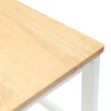 vidaXL Chaises de salle &agrave; manger 2 pcs Blanc 40 x 47,5 x 99,5 cm