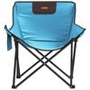 vidaXL Chaise de camping avec poche pliable lot de 2 bleu vif
