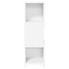 vidaXL Meuble d'angle 25,5x25x80cm Bois d'ing&eacute;nierie