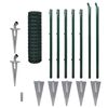 vidaXL Cl&ocirc;ture Euro Acier 10 x 1 m Vert