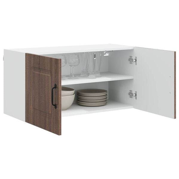 vidaXL Armoire de cuisine Kalmar Ch&ecirc;ne brun 80 x 31 x 40 cm