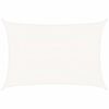 vidaXL Voile d'ombrage 160 g/m&sup2; Blanc 5x7 m PEHD
