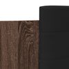 vidaXL Cadre de lit sans matelas ch&ecirc;ne marron 90x200 cm