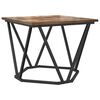 vidaXL Table basse 3 pcs Chêne fumé 50 x 50 x 40 cm