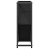 vidaXL &Eacute;tag&egrave;re &agrave; vin Ch&ecirc;ne noir 51 x 18 x 52,5 cm Bois d'ing&eacute;nierie
