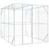 vidaXL Cage pour oiseaux Anthracite 210 x 304 x 213 cm