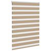 vidaXL Store z&egrave;bre marron sable largeur du tissu 110,9 cm polyester