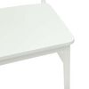 vidaXL Chaise de salle &agrave; manger 2 pcs Blanc Bois de Caoutchouc Massif