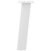 vidaXL Pieds de table basse 4 pi&egrave;ces Blanc 30 cm Acier