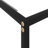 vidaXL Table console Transparent 120x35x75 cm Verre tremp&eacute;