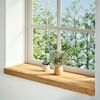 vidaXL Appuis de fen&ecirc;tre 2 pcs marron clair bois de ch&ecirc;ne massif