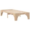 vidaXL Cadre de lit Marron 100 x 200 cm Pin massif