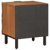 vidaXL Cabinet de chevet Marron 40 x 33 x 46 cm Bois de mangue massif